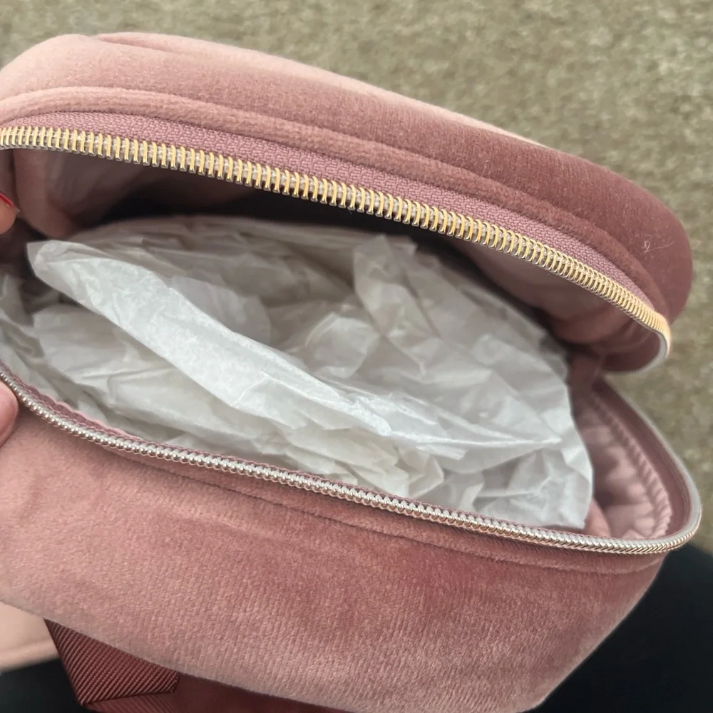 MYTAGALONGS Blush Velvet Backpack